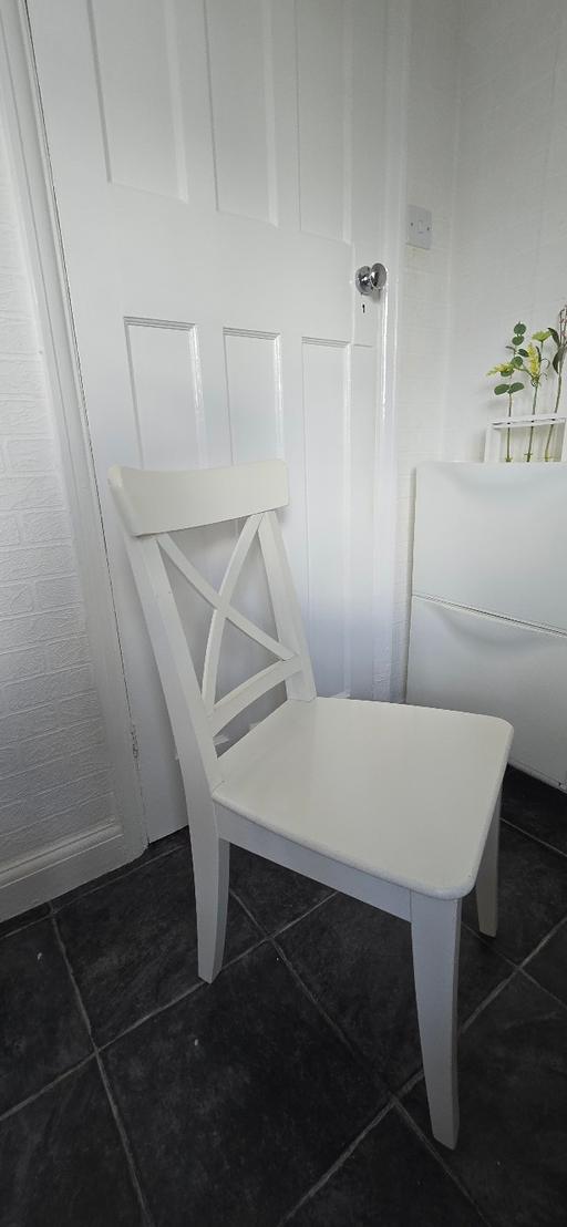 Buy & Sell Lambeth South East London - Photos for ikea solid wood dining chairs, set of 4