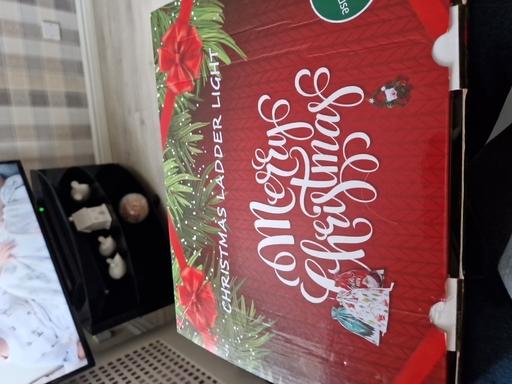 Buy & Sell Denington Industrial Estate North Northamptonshire - Photos for NEW BOXED .FATHER CHRISTMAS LADDER LIGHT
