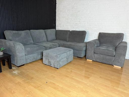 Buy & Sell Irlams O`Th`Height Salford - Photos for HIGH STREET Orka Grey Corner Sofa