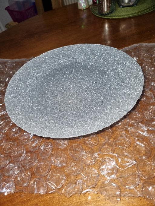 Buy & Sell Bournville Birmingham - Photos for Large Glass Silver Cake Platter NEW