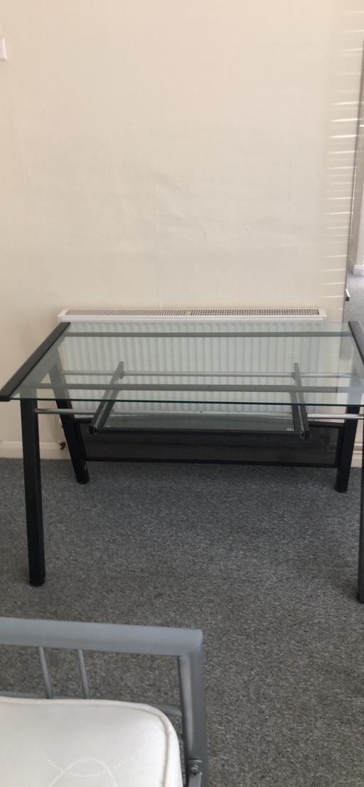 Buy & Sell Hampden Park Eastbourne - Photos for Computer desk glass and metal