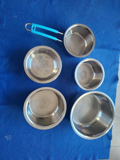 Buy & Sell Brentford Hounslow - Photos for set of 5 stainless steel pots