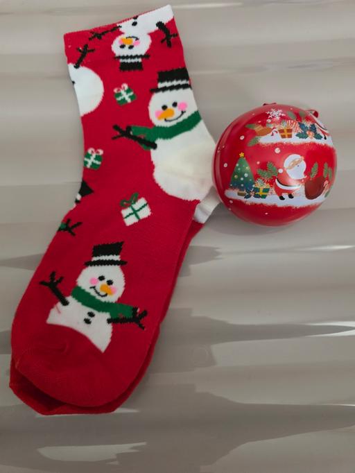 Buy & Sell Blackpool Town Centre Blackpool - Photos for Snowman socks in Christmas bauble size NEW