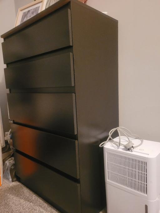 Buy & Sell Premier Business Park Walsall - Photos for IKEA : Black-Brown Chest of Drawers