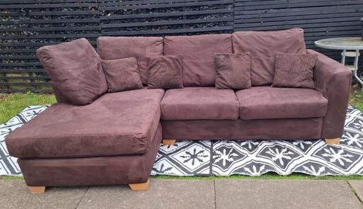 Buy & Sell Wednesfield Wolverhampton - Photos for DFS Brown Corner Sofa Bed