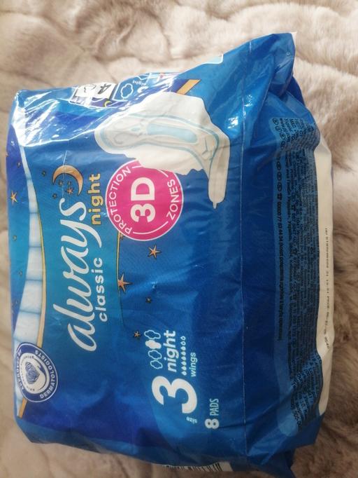 Buy & Sell Heath Town Wolverhampton - Photos for New always classic night pads x8 pk