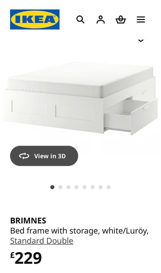 Buy & Sell Northumberland Park North London - Photos for 💫Excellent Condition IKEA Brimnes Double bed💫
