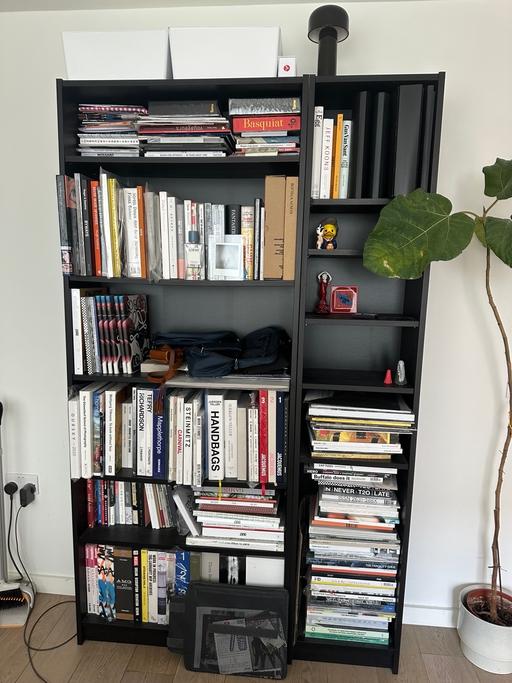 Buy & Sell Piccadilly Circus Central London - Photos for Set of 3 black Ikea Billy bookcases