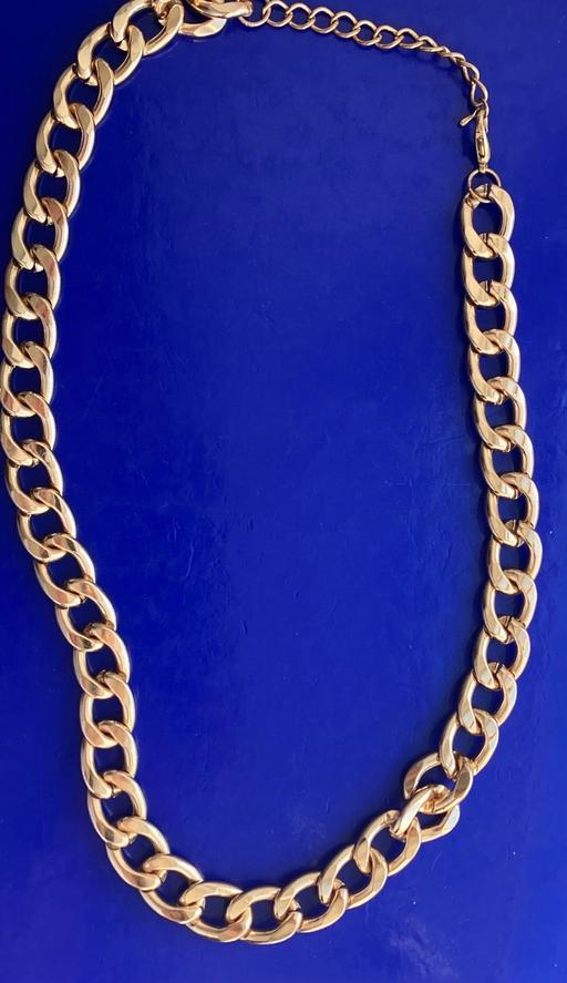 Buy & Sell Yeovil Somerset - Photos for 9ct rolled gold large Cuban link chain 24”