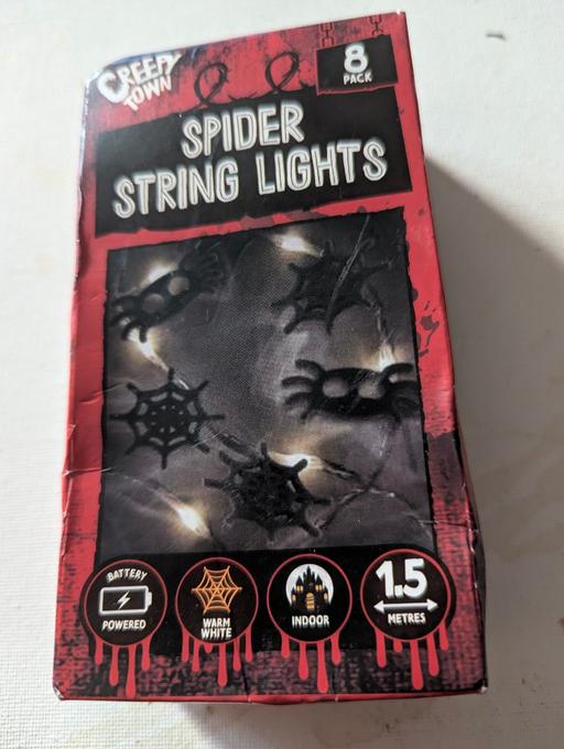 Buy & Sell Georgetown Blaenau Gwent - Photos for 🎃 Halloween creepy town 8 x spider battery o