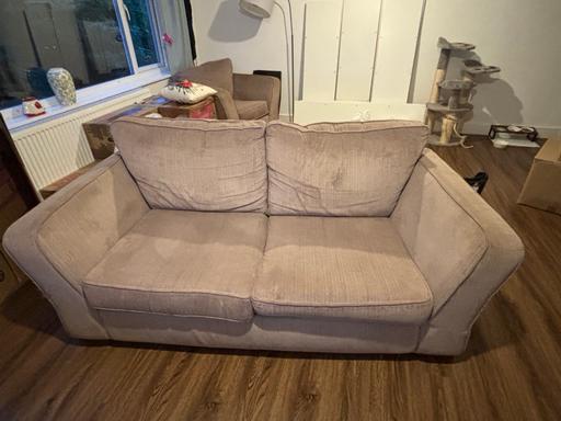 Buy & Sell Edgbaston Birmingham - Photos for Beige 3 Seater Fabric Sofa