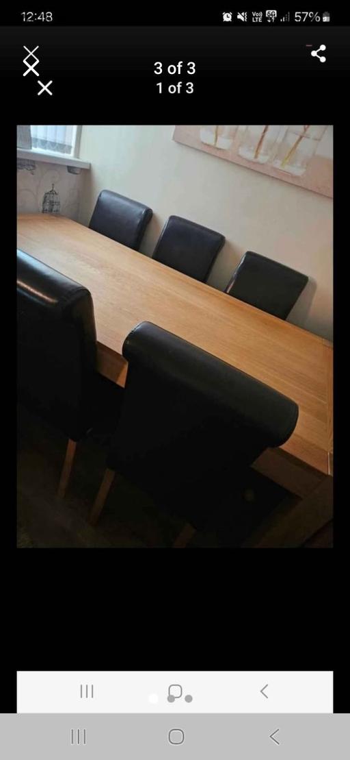 Buy & Sell Chase Terrace Lichfield - Photos for wooden dining room table & chairs