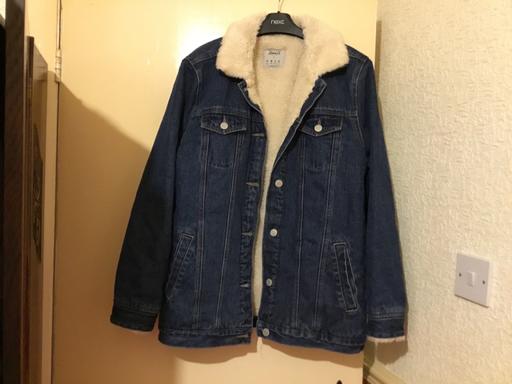 Buy & Sell Woodcross Wolverhampton - Photos for Ladies Fur Lined Denim Jacket Size 10