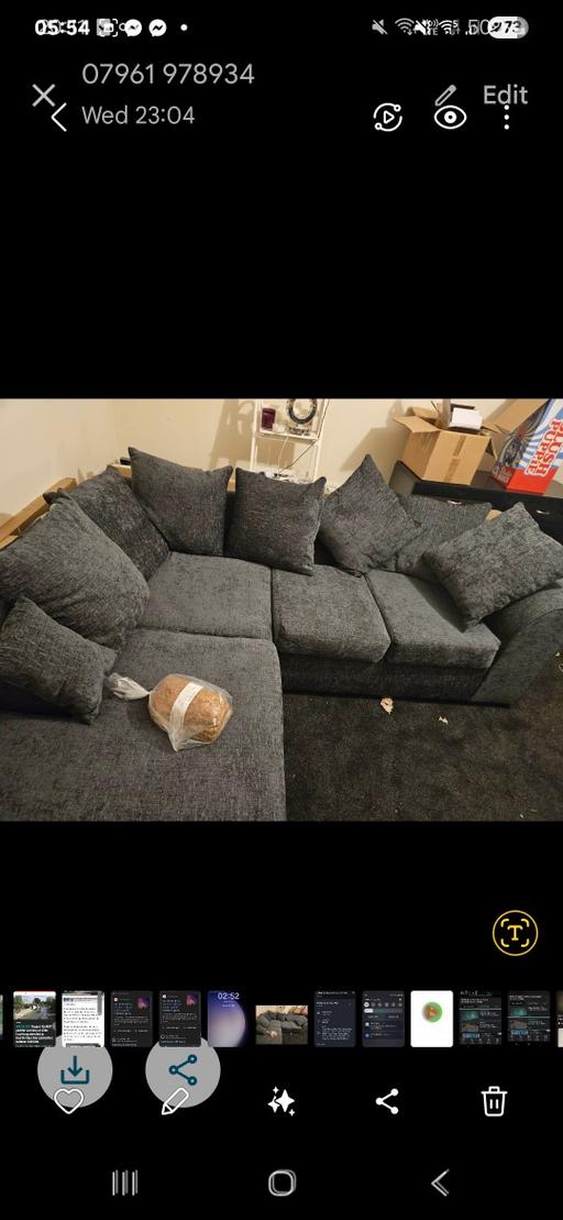 Buy & Sell Barbeck North Yorkshire - Photos for grey corner sofa