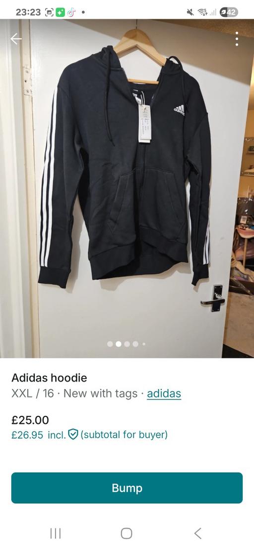 Buy & Sell Barbeck North Yorkshire - Photos for brand new Adidas zip up hoodie
