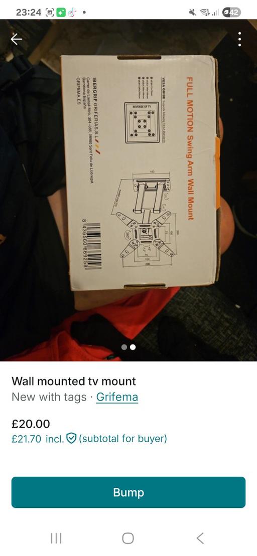 Buy & Sell Barbeck North Yorkshire - Photos for tv wall bracket