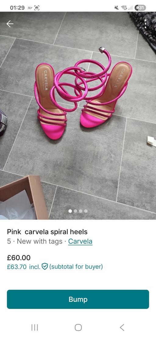 Buy & Sell Barbeck North Yorkshire - Photos for pink spiral heels