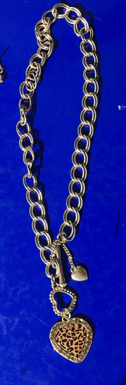 Buy & Sell Pen Mill Trading Estate Somerset - Photos for rolled gold leopard skin heart necklace 17”