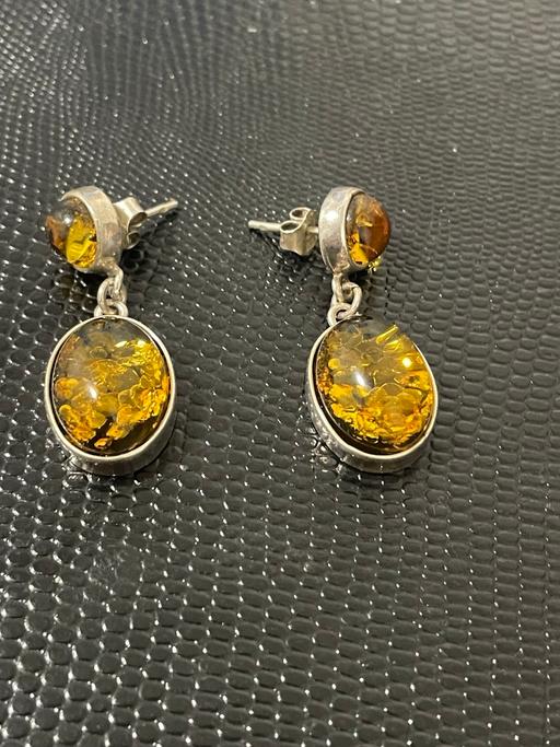 Buy & Sell Upper Walthamstow East London - Photos for Amber silver earrings