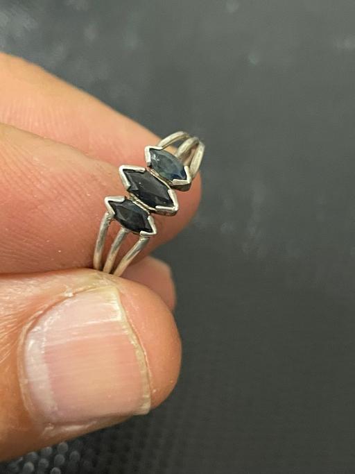 Buy & Sell Cann Hall East London - Photos for Black sapphire silver ring