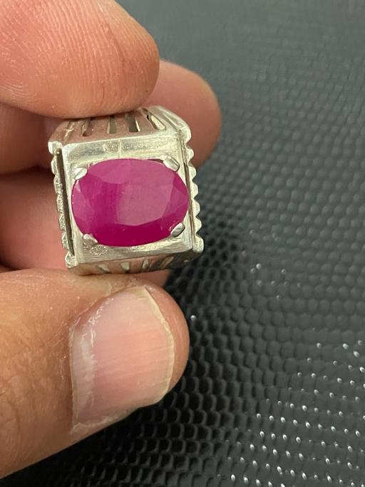 Buy & Sell Cann Hall East London - Photos for Pink ruby silver ring