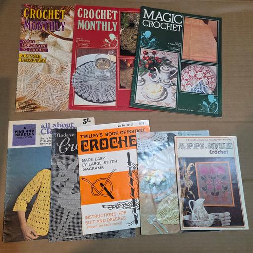 Buy & Sell Stourbridge Dudley - Photos for Vintage Crochet & Craft Pattern Booklets x 8