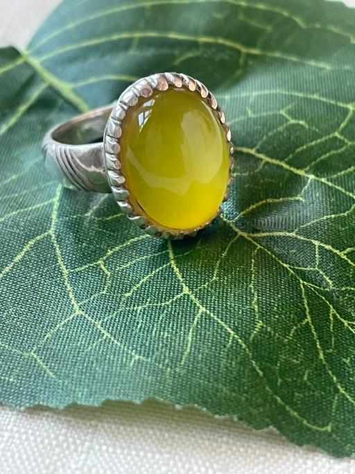 Buy & Sell Forest Gate East London - Photos for Yellow Sharaf Ashams silver ring