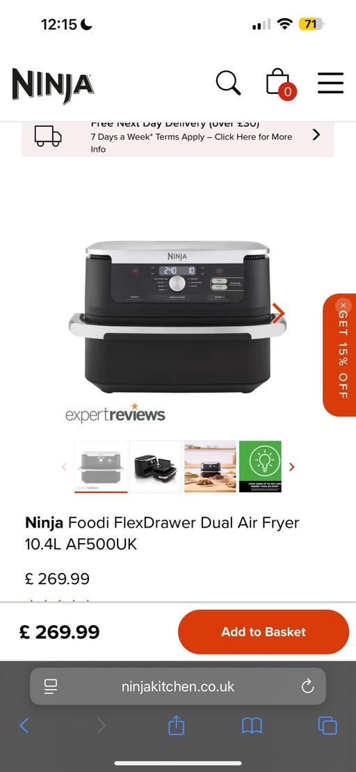Buy & Sell Gilmorton Harborough - Photos for Ninja air fryer