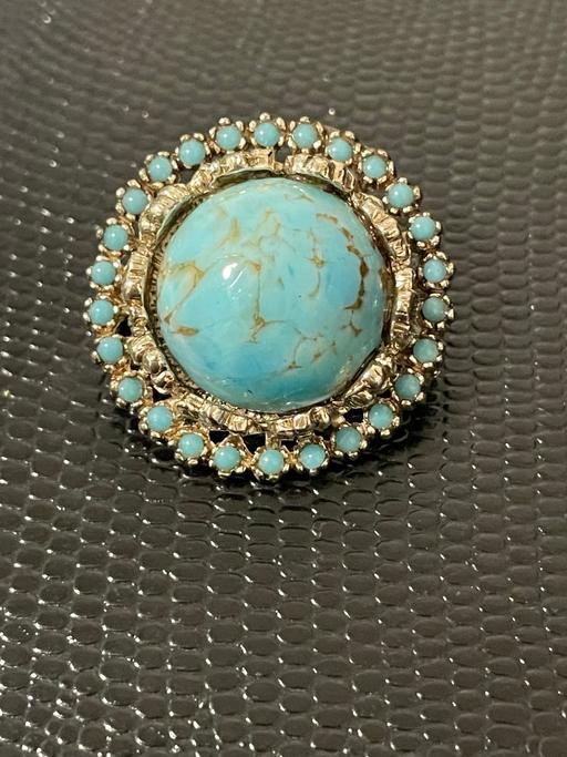Buy & Sell Manor Park East London - Photos for Vintage turquoise brooch