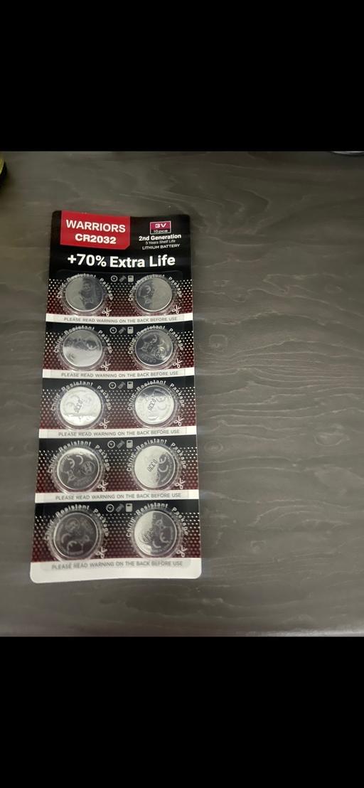 Buy & Sell Walsall West Midlands - Photos for New Pack of 10 battries CR 2032