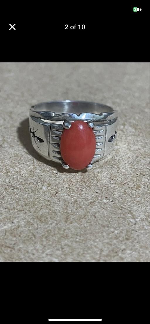 Buy & Sell Newham East London - Photos for Italian coral silver ring