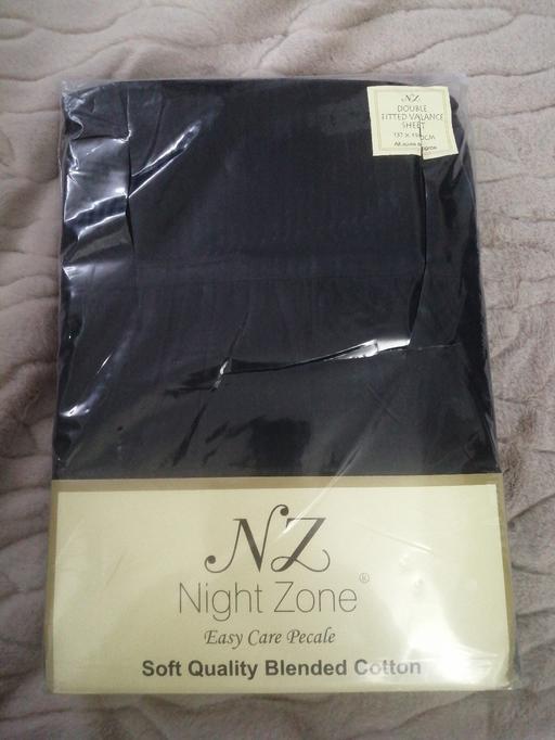 Buy & Sell Moseley Village Wolverhampton - Photos for New double fitted valance sheet black