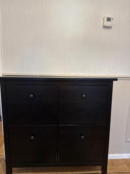 Buy & Sell Surrey Quays South East London - Photos for Wayfair Mahogany 4 Drawer Shoe Cabinet