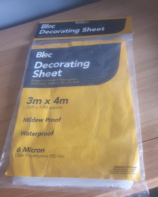 Buy & Sell Bradmore Wolverhampton - Photos for 13ft x 10ft decorating sheet