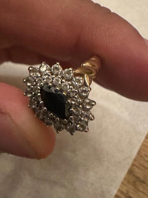 Buy & Sell Saltley Birmingham - Photos for 9CT Sapphire CZ Stunning Ring Size P Hallmark