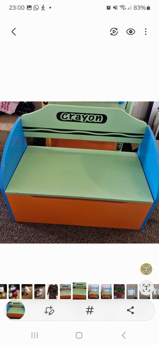 Buy & Sell Willenhall Walsall - Photos for Children's crayon storage chest