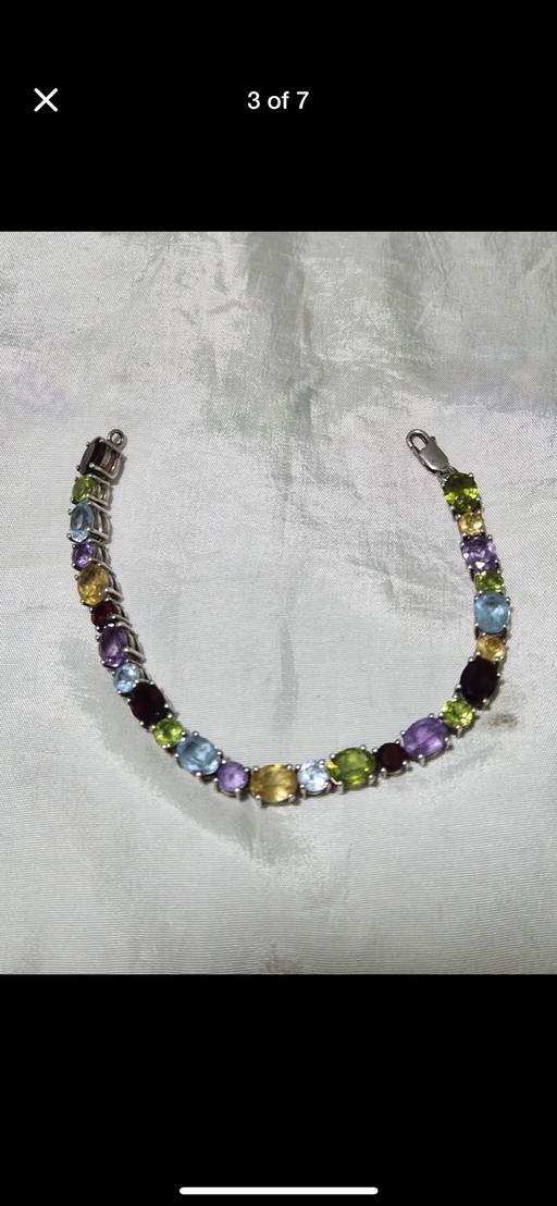 Buy & Sell Winchmore Hill North London - Photos for Multi stones silver bracelet