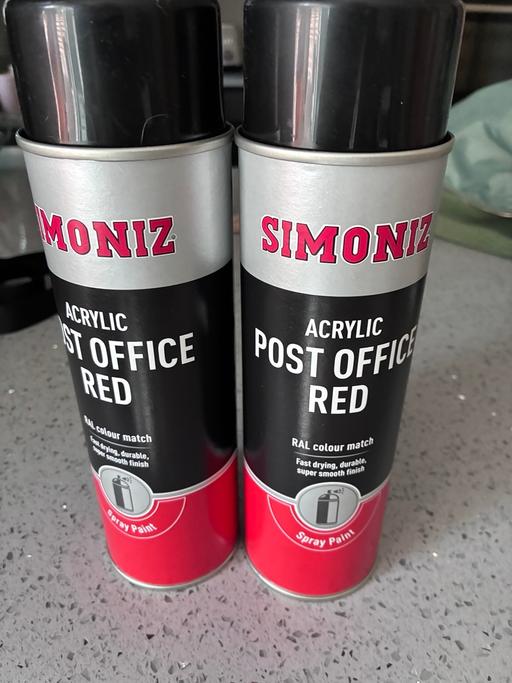 Buy & Sell Quarry Bank Dudley - Photos for Red post office spray cans x2
