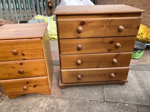 Buy & Sell Cradley Heath Sandwell - Photos for 2 x Solid pine chests of drawers for refurb