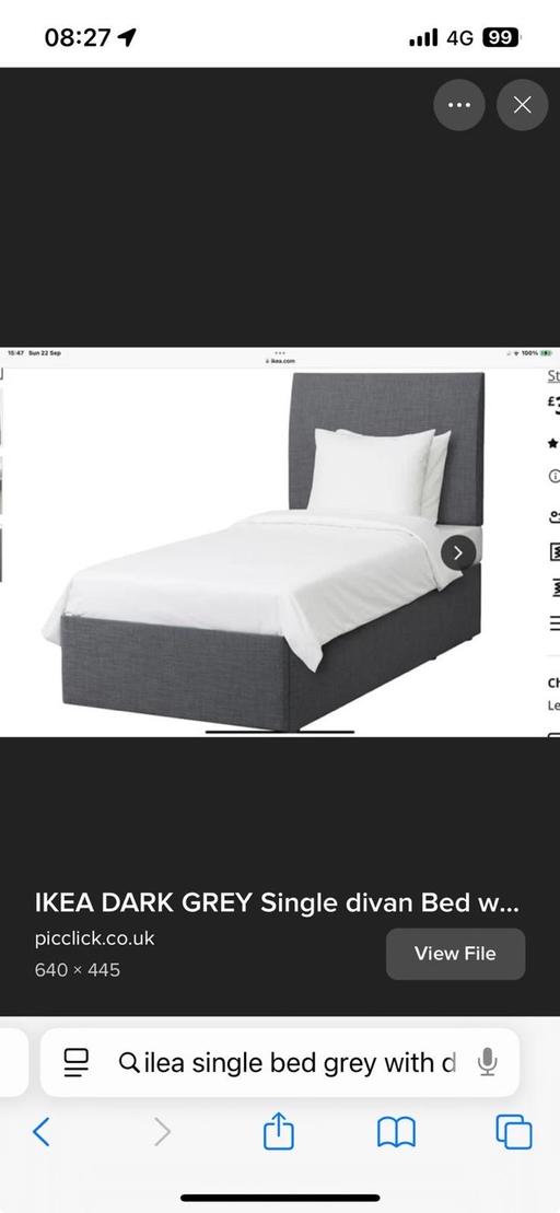Buy & Sell Edinburgh New Town Edinburgh - Photos for IKEA single divan bed with drawer