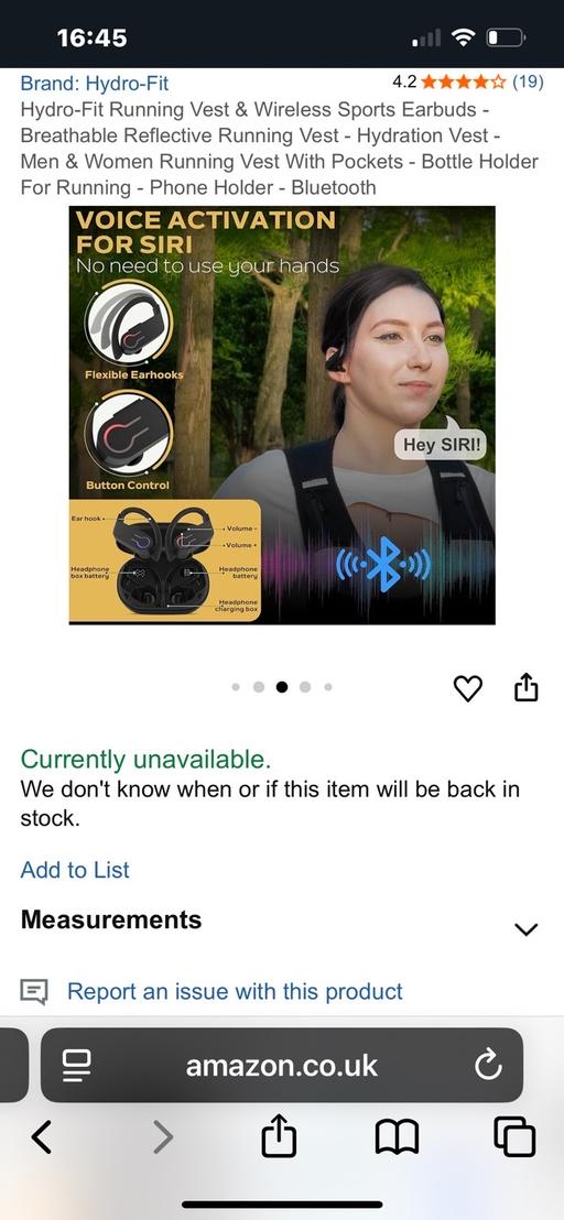 Buy & Sell Wednesfield Wolverhampton - Photos for New running vest and running ear buds