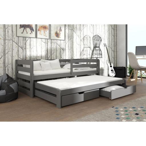 Buy & Sell Kennington South East London - Photos for Single Wooden Bed Trundle 2 Mattreeses