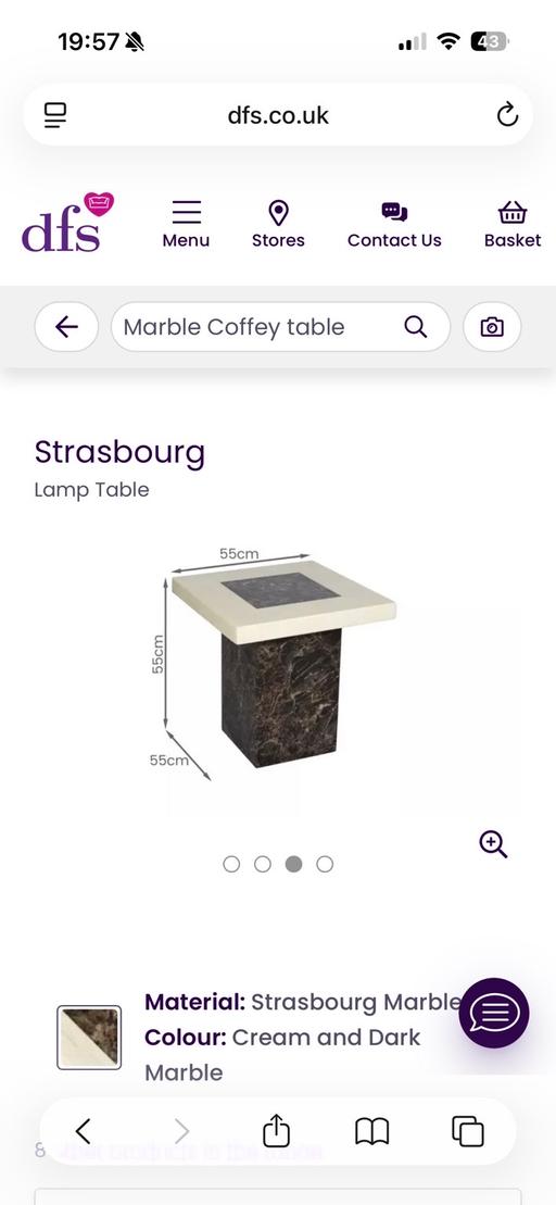 Buy & Sell Tuebrook Liverpool - Photos for Marble Coffey table and lamp table