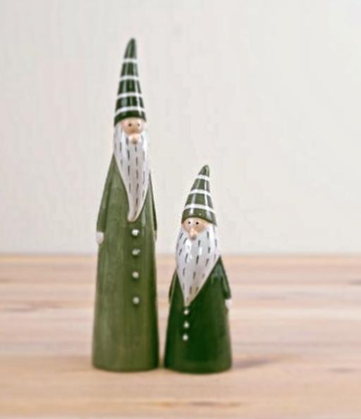 Buy & Sell Curthwaite Cumberland - Photos for set of 2 green santa ornaments *new*