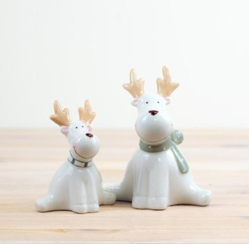 Buy & Sell Thursby Cumberland - Photos for set of 2 sitting reindeer