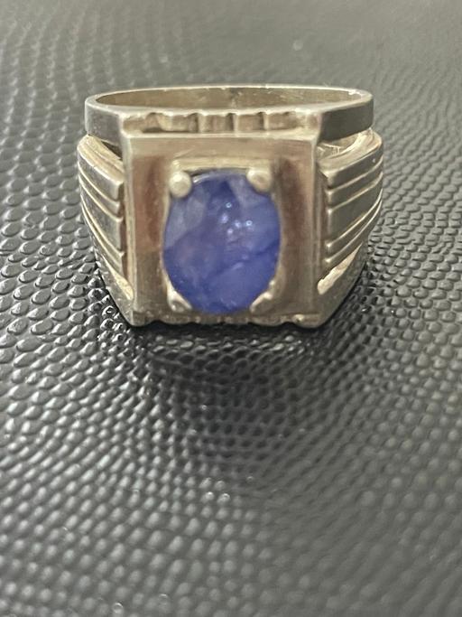 Buy & Sell Enfield Wash Enfield - Photos for Bleu sapphire \Neelam silver ring