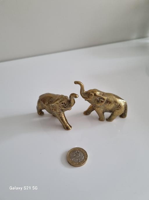 Buy & Sell Shirley Solihull - Photos for 2 x Brass Elephants