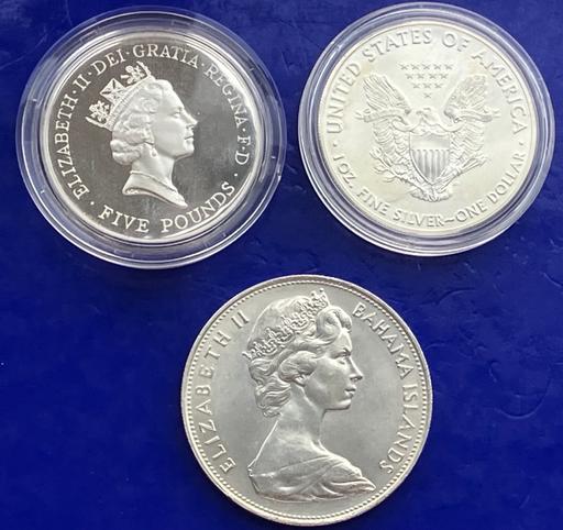 Buy & Sell Yeovil Somerset - Photos for Job lot 3x sterling silver 1oz silver coins.