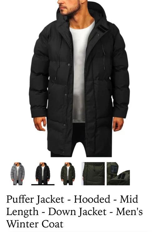 Buy & Sell Eaton Ford Huntingdonshire - Photos for Mens Puffer Coat Jacket