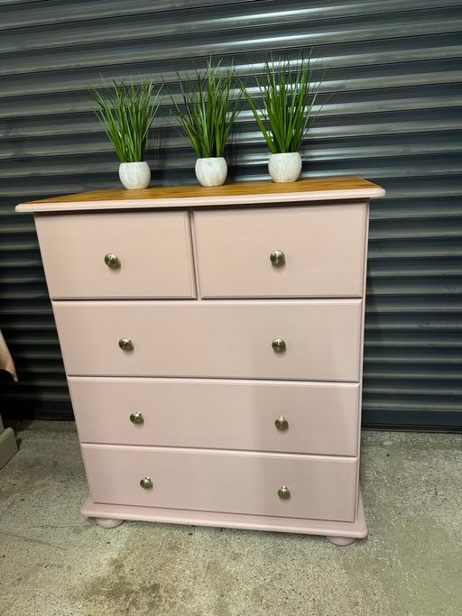 Buy & Sell Hoobrook Wyre Forest - Photos for Pine chest of drawers pink 🌸